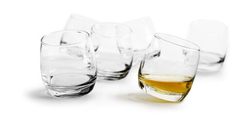 Bar szklanki do whiskey, zaokrąglona podstawa, 6-pak default 5015280- (2)