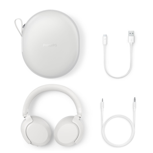 Słuchawki nauszne Philips TAH8000E z funkcją ANC  Biały LT42264-N0001 (6)