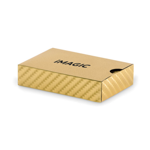 Wodoodporne karty do gry Matowy Zloty MO2699-98 (1)