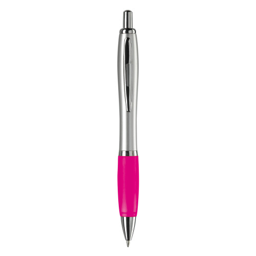 Długopis Hawaï srebrny Srebrny / ciemnoróżowy LT80422-N0578 (1)