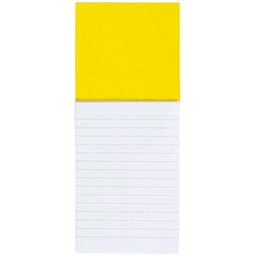 Notatnik ok. A6 z magnesem na lodówkę żółty V5924-08 (1)