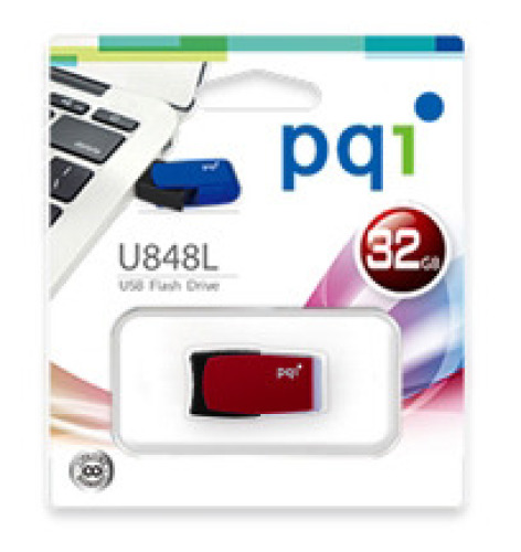 Pendrive PQI u848L 32GB black Czerwony EG 792505 8GB (2)
