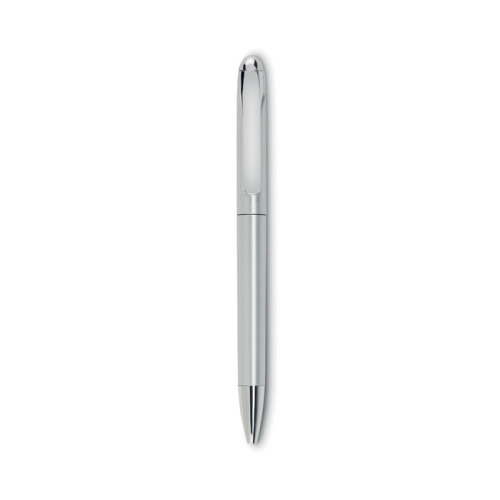Przekręcany długopis w metalow srebrny mat MO8810-16 