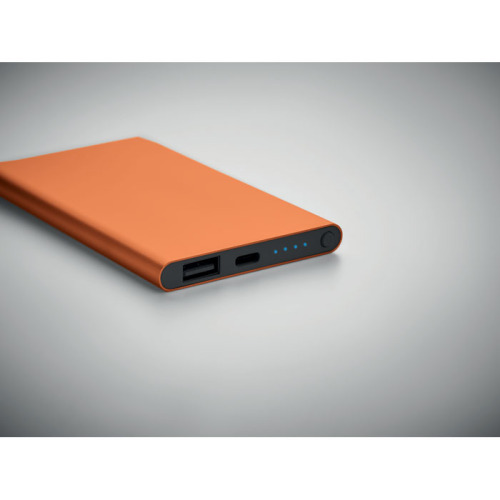 Power Bank 4000 mAh typ C Pomaranczowy MO6825-10 (4)