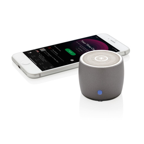 Basowy głośnik bezprzewodowy 3W Swiss Peak Szary P326.781 (14)