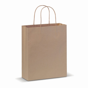 Torba papierowa 90g/m² 22x10x31cm Brązowy