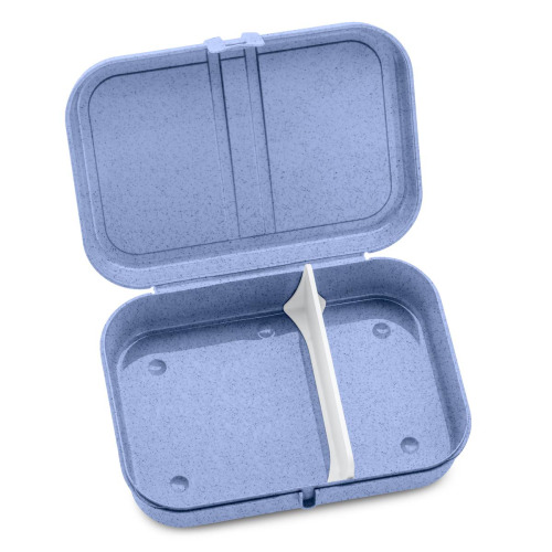 Lunchbox z separatorem Pascal L organic blue Koziol Niebieski KZL3152671 (1)