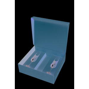 Prezentowy zestaw 2 kieliszków do szampana Vanilla Season