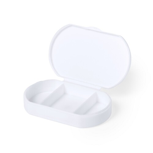 Antybakteryjny pojemnik na tabletki biały V8862-02 (1)