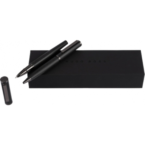 Zestaw upominkowy HUGO BOSS długopis i pióro kulkowe - HSI1064D + HSI1065D Czarny HPBR106D 