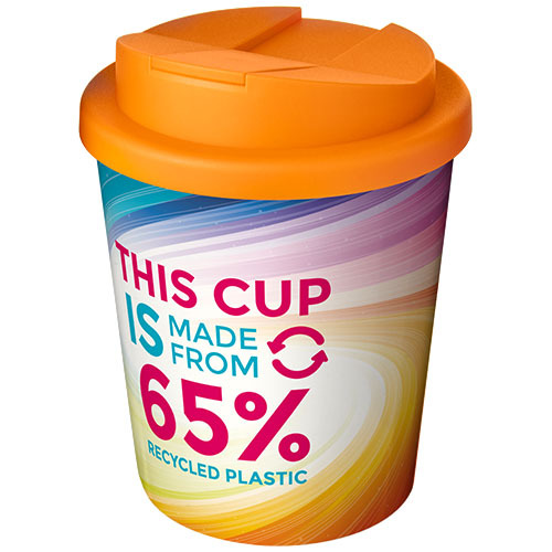 Brite-Americano® Eco szczelny izolowany kubek o pojemności 250 ml Pomarańczowy 21049731 