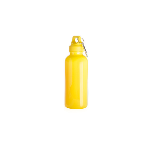 Bidon, butelka sportowa 600 ml z karabińczykiem żółty V8439-08 