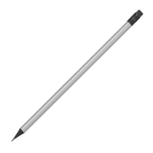 Ołówek z gumką JAMES Srebrny 1532197 (4)