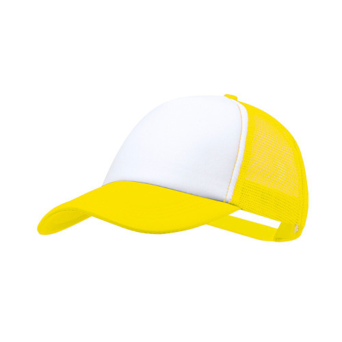 Czapka z daszkiem żółty V7150/A-08 