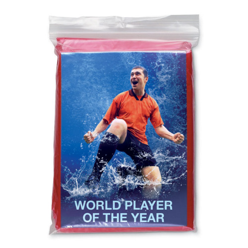 Poncho przeciwdeszczowe Czerwony IT0972-05 (1)