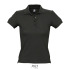 PEOPLE Damskie POLO 210g Czarny / Czarny opal S11310-BK-3XL  thumbnail