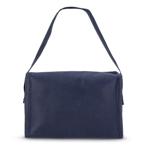 R-PET 6 Torba chłodząca na puszki z włókniny 20 x 13 x 12,5 cm 75g/m² Ciemnoniebieski LT95390-N0010 (4)