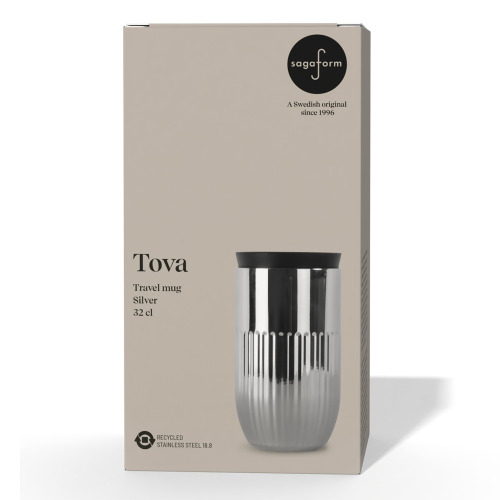Kubek izolowany Sagaform Tova, 320 ml, szczelny, można myć w zmywarce Chromowy LT52130-N0003 (3)