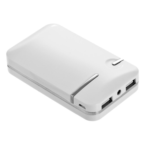 Power bank 7800 mAh, lampka LED Biały V3387-02 
