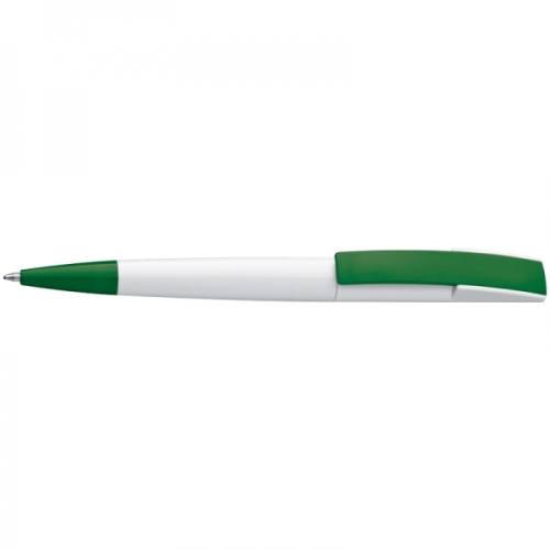 Długopis plastikowy z szerokim klipsem CANBERRA zielony 306199 