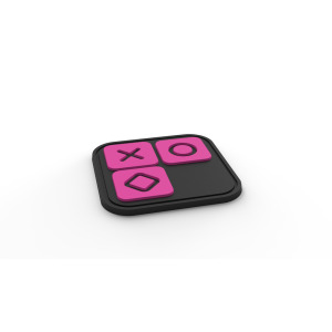 Naszywka PCV kwadratowa 5x5 cm