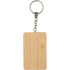 Kabel do ładowania, bambusowy brelok do kluczy Brązowy V1691-16 (2) thumbnail