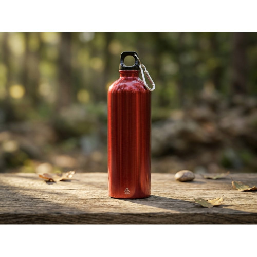 Butelka sportowa 750 ml z karabińczykiem | Laveriano Czerwony VA918-05 