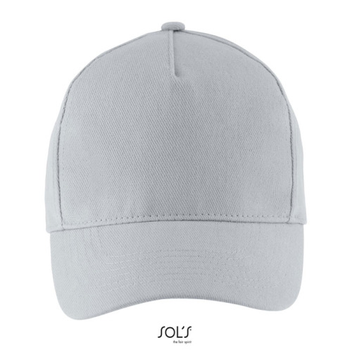 LONG BEACH Czapka 5 pan. Pure Grey S00594-PG-M 