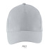 LONG BEACH Czapka 5 pan. Pure Grey S00594-PG-M  thumbnail