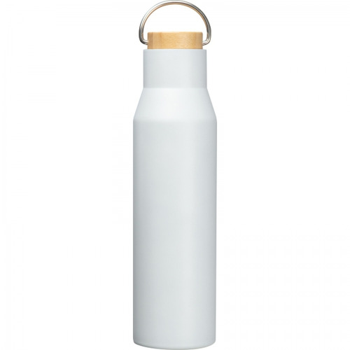 Butelka termiczna stalowa 550 ml ze stali z recyklingu MIRELLA Biały 8389306 (3)