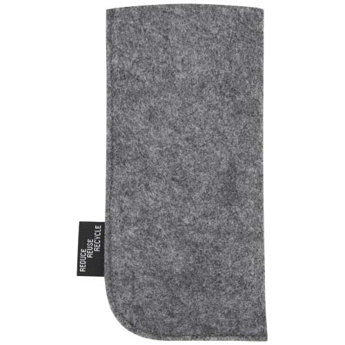 Felta woreczek na okulary wykonany z materiałów z recyklingu z certyfikatem GRS Średnioszary 13007682 (3)