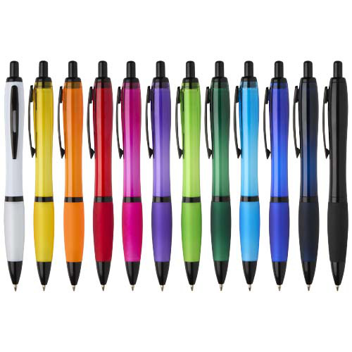 Nash długopis z tworzyw sztucznych pochodzących z recyklingu z czarnymi wykończeniami (czarny tusz) Fioletowy 10629637 (5)