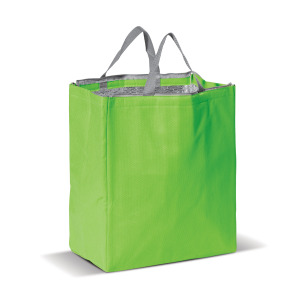 Torba termiczna 32.5 x 19.5 x 39 cm, 100 g/m² Jasnozielony