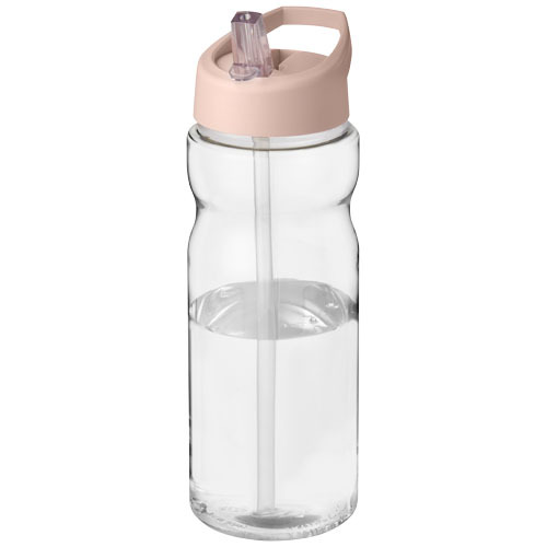 Bidon H2O Base® o pojemności 650 ml z wieczkiem z słomką Pale blush pink 21004967 