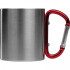 Kubek metalowy z karabińczykiem 200 ml ANGELICA Czerwony 8136705 (5) thumbnail