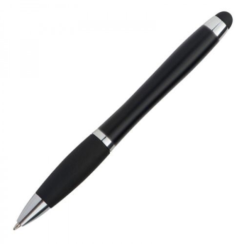 Długopis metalowy touch pen lighting logo LA NUCIA Czarny 054003 (2)