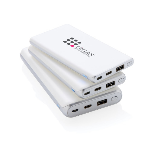 Ultra szybki power bank 10000 mAh z PD Biały P324.673 (8)