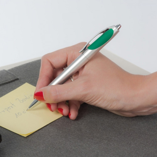 Długopis plastikowy z dwoma wkładami BIG BROTHER Ciemnozielony 888499 (5)