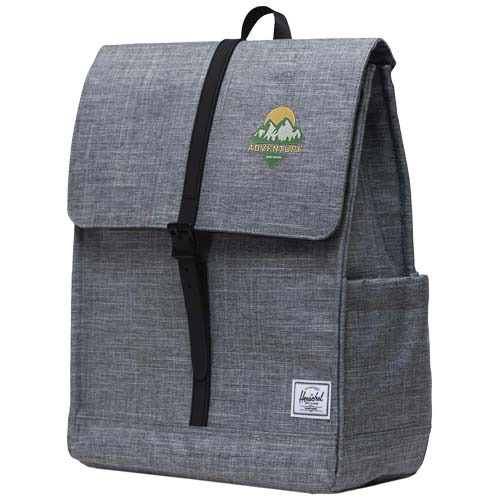 Herschel City plecak z materiałów z recyklingu o pojemności 16 l Szary melanż 12075380 (1)