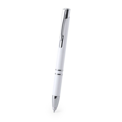 Długopis antybakteryjny, touch pen biały V1984-02 (2)