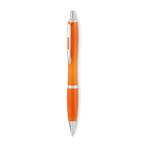 Długopis z RPET przezroczysty pomarańczowy
