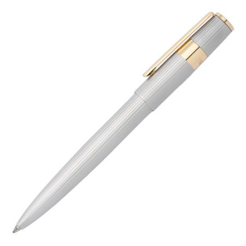 Długopis Gear Pinstripe Black / Rosegold Srebrny HSV2854B (1)