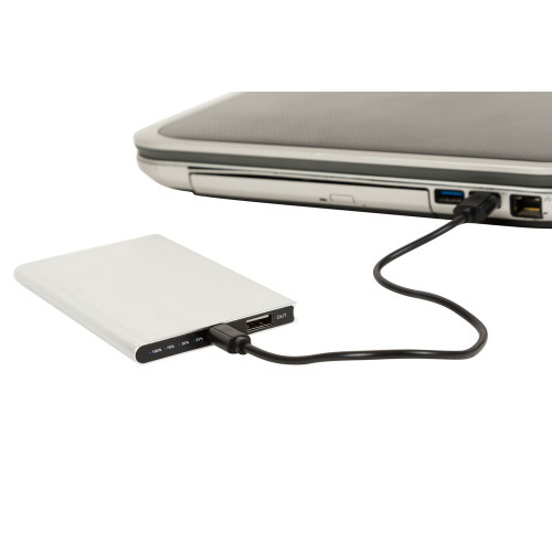 Power bank Mauro Conti 4000 mAh Srebrny V4850-32 (1)