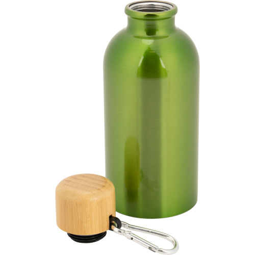 Butelka metalowa 400 ml MARILYN Jasnozielony 8497229 (1)