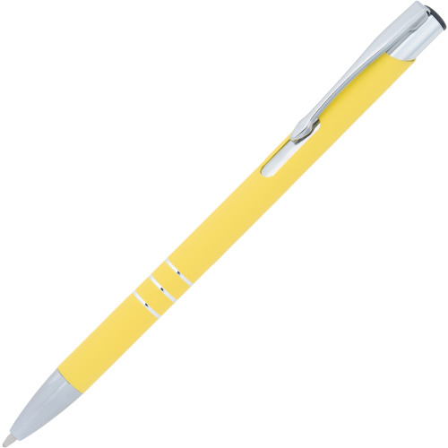 Długopis metalowy soft touch NEW JERSEY żółty 055508 