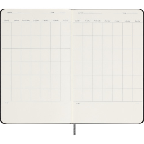 Kalendarz MOLESKINE UNDATED Czarny VM990-03 (5)