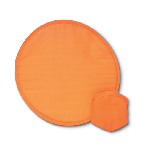 Nylonowe, składane frisbee pomarańczowy IT3087-10 