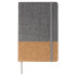 Notatnik R-PET i korek A5 Szary LT92085-N0061  thumbnail