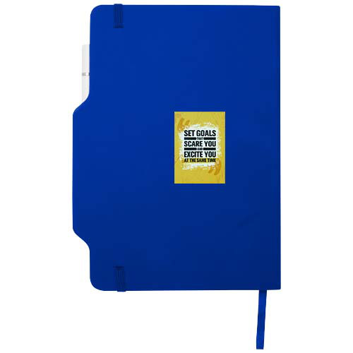 Nexus notatnik A5 w twardej okładce z długopisem i ołówkiem Błękit królewski 10796953 (1)