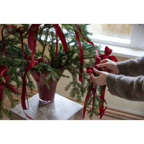 Wazon VIVA duży, bordowy Bordowy 5018513- (7)